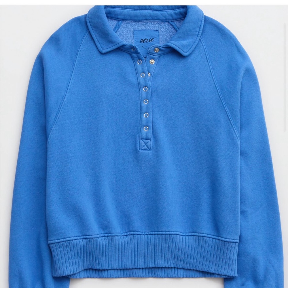 NWOT Aerie Quarter Snap Sweatshirt
